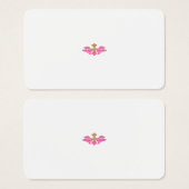 装飾スタイル、ホットピンク、アンティーク真鍮 (正面&裏面)