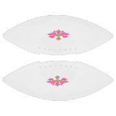 装飾スタイル、ホットピンク、アンティーク真鍮 アメリカンフットボール (パネル)