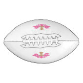 装飾スタイル、ホットピンク、アンティーク真鍮 アメリカンフットボール (正面)