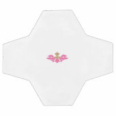 装飾スタイル、ホットピンク、アンティーク真鍮 サッカーボール (フラット)