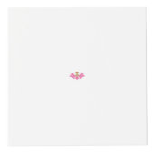 装飾スタイル、ホットピンク、アンティーク真鍮 フォトキューブ (正面)