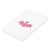 装飾スタイル、ホットピンク、アンティーク真鍮 マグネット (左側)