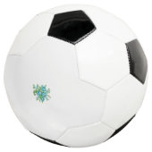 装飾スタイル、ミントクリーム、ファウンテンブルー、ティール（緑がかった色）。 サッカーボール (3/4)