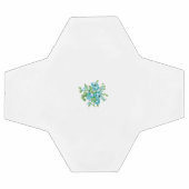 装飾スタイル、ミントクリーム、ファウンテンブルー、ティール（緑がかった色）。 サッカーボール (フラット)