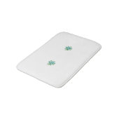 装飾スタイル、ミントクリーム、ファウンテンブルー、ティール（緑がかった色）。 バスマット (アングル)