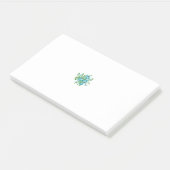 装飾スタイル、ミントクリーム、ファウンテンブルー、ティール(緑がかった色)。 ポストイット (アングル)