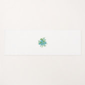 装飾スタイル、ミントクリーム、ファウンテンブルー、ティール（緑がかった色）。 ヨガマット (正面(横))