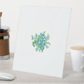 装飾スタイル、ミントクリーム、ファウンテンブルー、ティール（緑がかった色）。 台座サイン (インサイチュ)