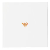 装飾スタイル、鈍いオレンジ、コーネルレッド フォトキューブ (正面)