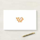 装飾スタイル、鈍いオレンジ、コーネルレッド ポストイット (デスク)