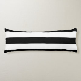 装飾ストライプの白黒のストライプパターン ボディピロー