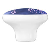 装飾セラミックプルブルー/パープル セラミックノブ (側面)