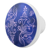 装飾セラミックプルブルー/パープル セラミックノブ (右)