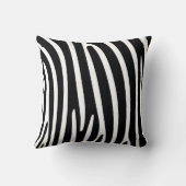 装飾ゼブラパターンデザインテクスチャ自然 クッション (裏面)