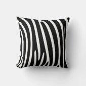 装飾ゼブラパターンデザインテクスチャ自然 クッション (正面)