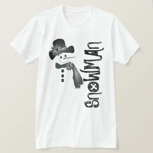 装飾タイポグラフィデザイナーTシャツ Tシャツ (デザイン正面)