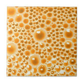 装飾タイルの泡、オレンジ色のマーマレード タイル (正面)