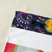 装飾チリお祝い ビーチタオル (インサイチュ)