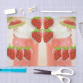 装飾ティッシュペーパーいちご大樹里 薄葉紙 (クラフト)