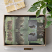 装飾ティッシュペーパーは野生動物を産む 薄葉紙 (ギフト)