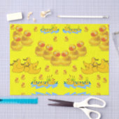 装飾ティッシュペーパーイエローダック 薄葉紙 (クラフト)