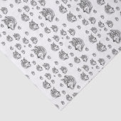 装飾ティッシュペーパーウルフ 薄葉紙 (詳細)