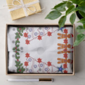 装飾ティッシュペーパークリスマス 薄葉紙 (ギフト)