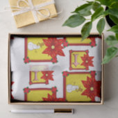 装飾ティッシュペーパークリスマス 薄葉紙 (ギフト)