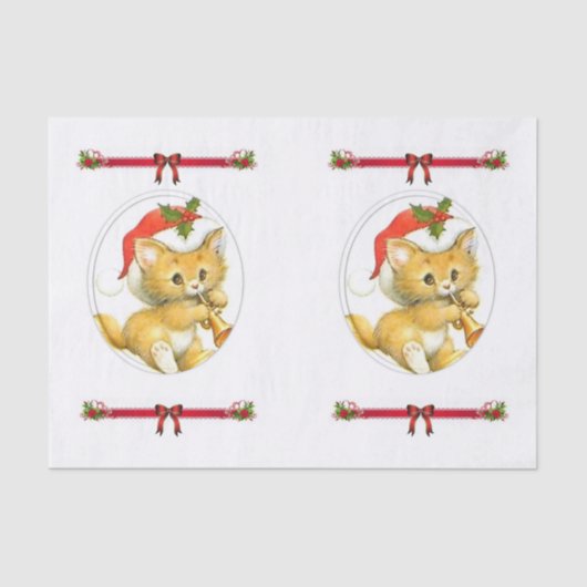 装飾ティッシュペーパークリスマス 薄葉紙 (正面)