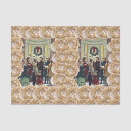 装飾ティッシュペーパークリスマス 薄葉紙 (正面)