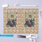 装飾ティッシュペーパークリスマス 薄葉紙 (クラフト)