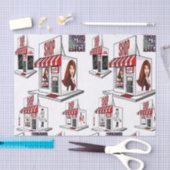 装飾ティッシュペーパーサロン爪、 ネイル 薄葉紙 (クラフト)