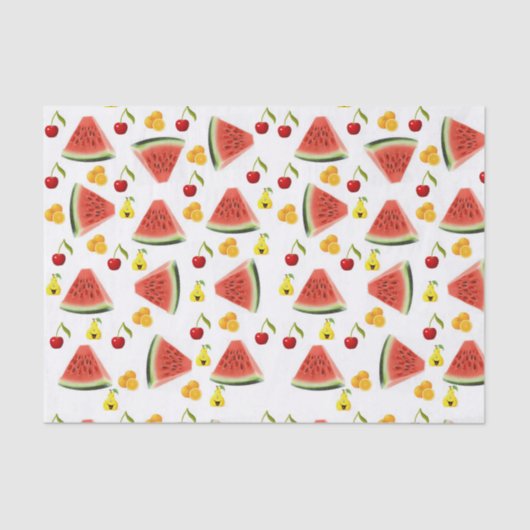 装飾ティッシュペーパースイカ 薄葉紙 (正面)