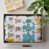 装飾ティッシュペーパーテディベア 薄葉紙 (ギフト)