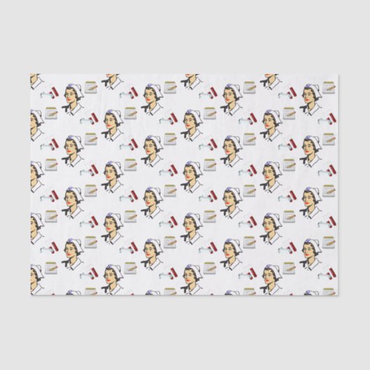 装飾ティッシュペーパーナース 薄葉紙 (正面)