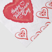 装飾ティッシュペーパーバレンタインキス 薄葉紙