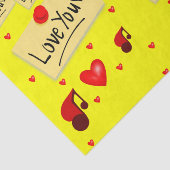 装飾ティッシュペーパーバレンタインキス 薄葉紙 (詳細)