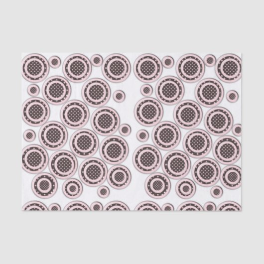 装飾ティッシュペーパーピンク 薄葉紙 (正面)