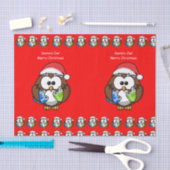 装飾ティッシュペーパーフクロウ 薄葉紙 (クラフト)