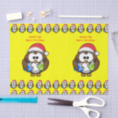 装飾ティッシュペーパーフクロウ 薄葉紙 (クラフト)