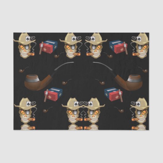 装飾ティッシュペーパーマンケーブシガー 薄葉紙 (正面)