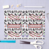 装飾ティッシュペーパーマンケーブ女性 薄葉紙 (クラフト)