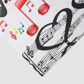 装飾ティッシュペーパーミュージシャン音楽 薄葉紙 (詳細)