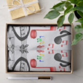 装飾ティッシュペーパーミュージシャン音楽 薄葉紙 (ギフト)