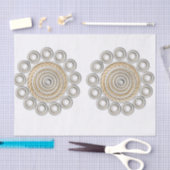 装飾ティッシュペーパーロープ 薄葉紙 (クラフト)