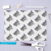 装飾ティッシュペーパー寺 薄葉紙 (クラフト)