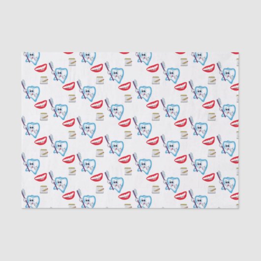 装飾ティッシュペーパー歯科医 薄葉紙 (正面)