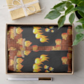 装飾ティッシュペーパー炎 薄葉紙 (ギフト)