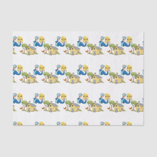 装飾ティッシュペーパー画家 薄葉紙 (正面)