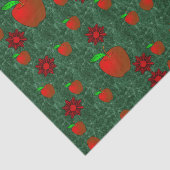 装飾ティッシュペーパー赤りんご 薄葉紙 (詳細)